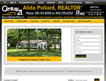 Tablet Screenshot of lakelimestonerealestate.com